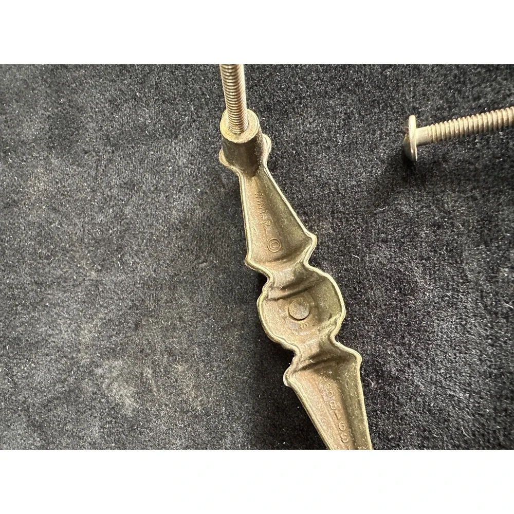 Vintage Brass Door Handles Drawer Pull Vintage Hardware MCM 4